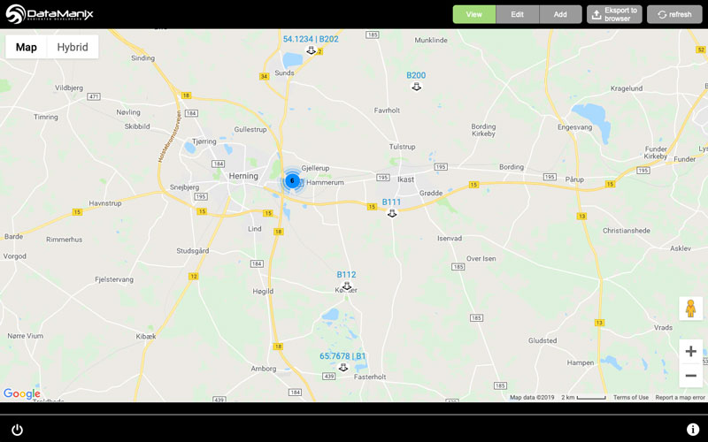 DM FileMaker integration with Google Maps API